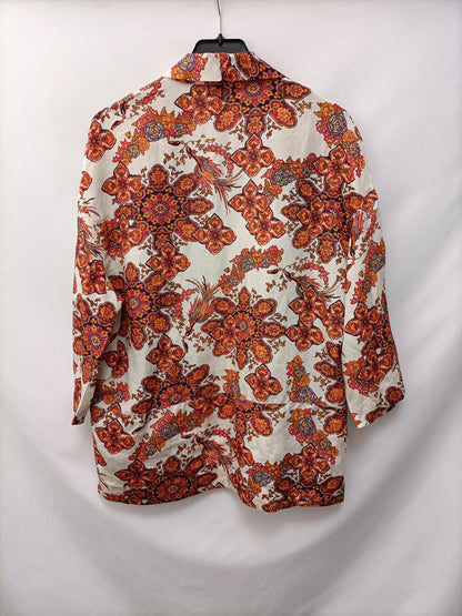 STRADIAVARIS. Kimono flores T.s