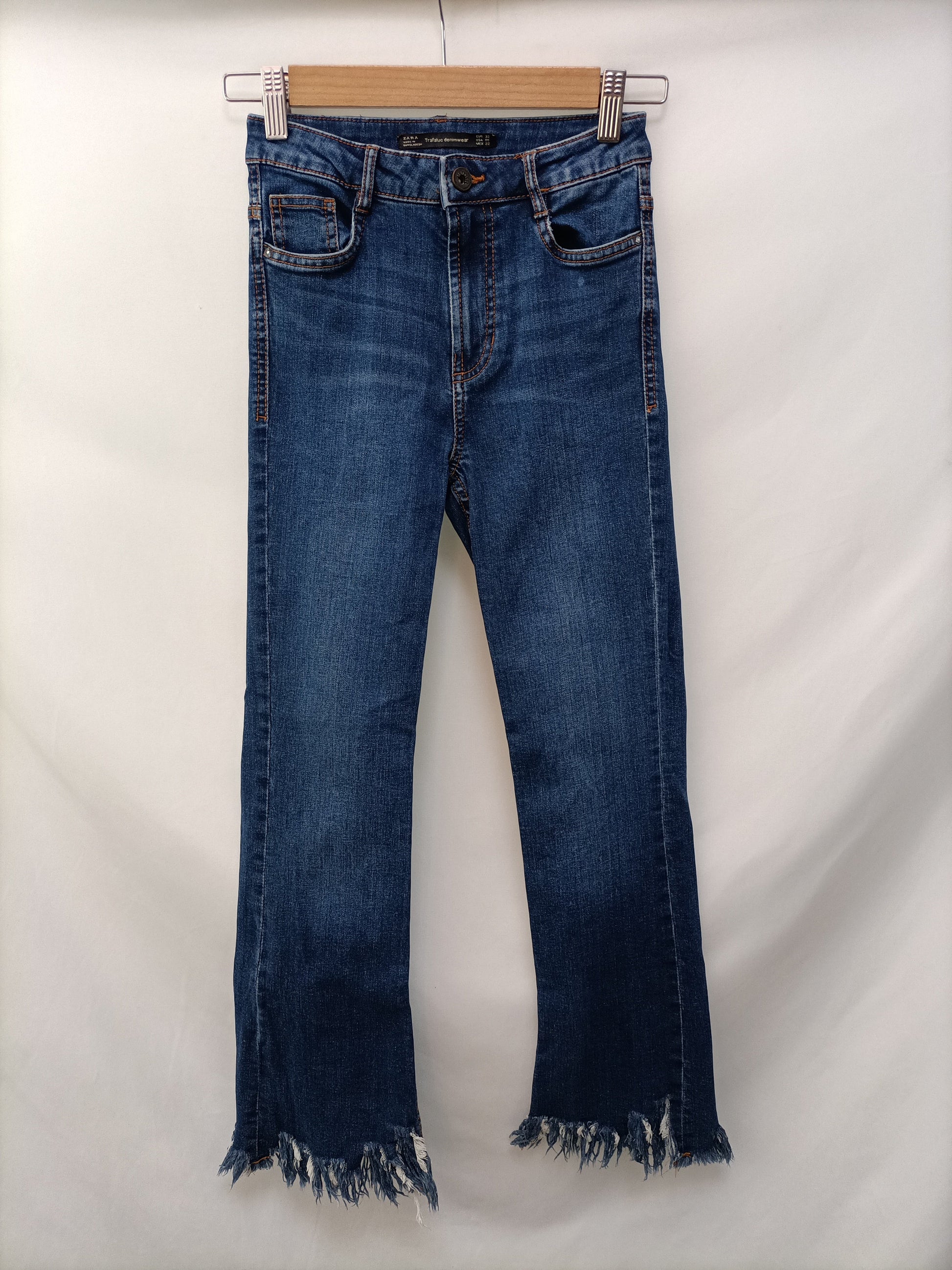 Pantalón denim flecos – Hibuy market1