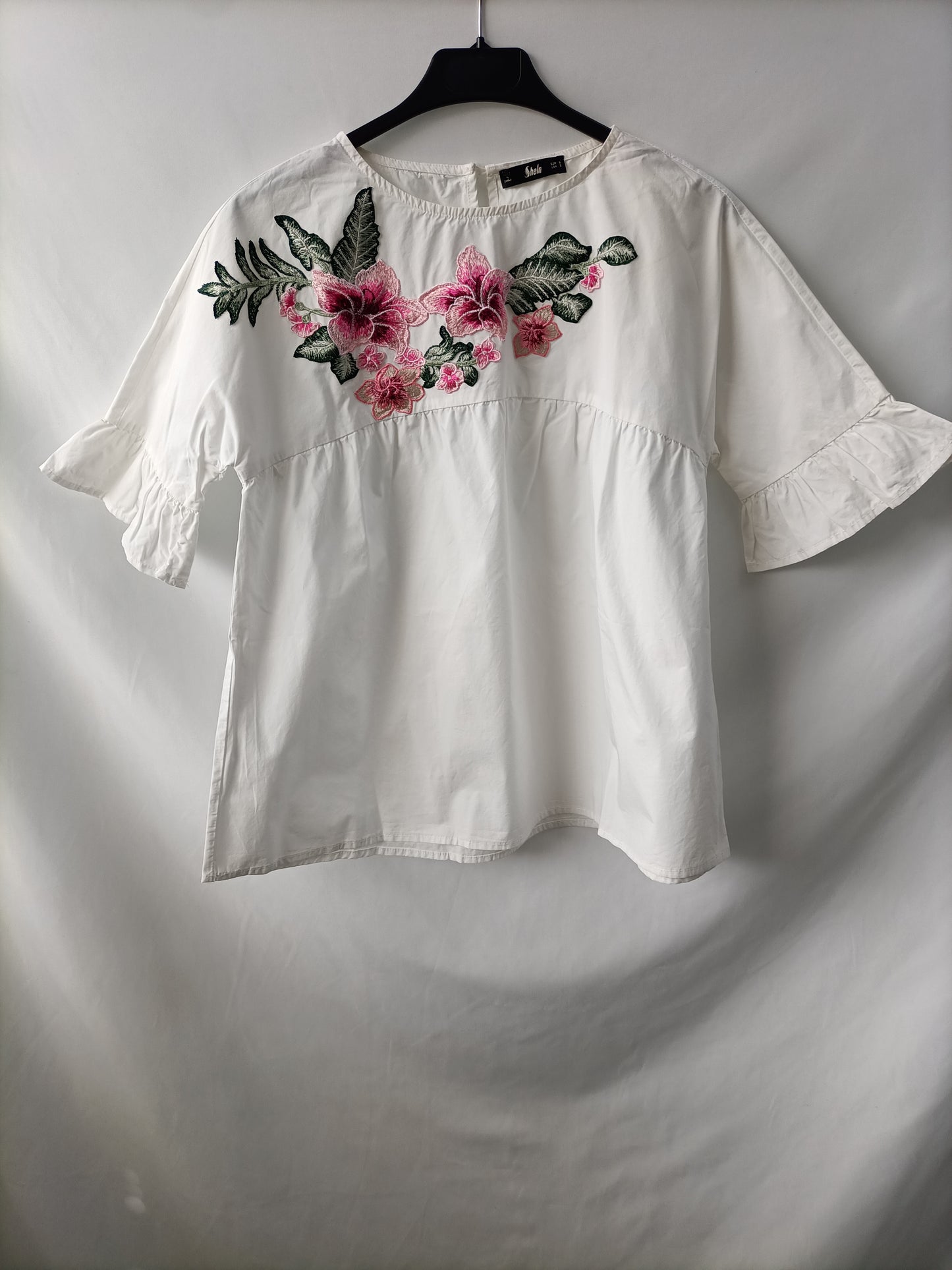 SHEIN. Embroidered Ts Blouse