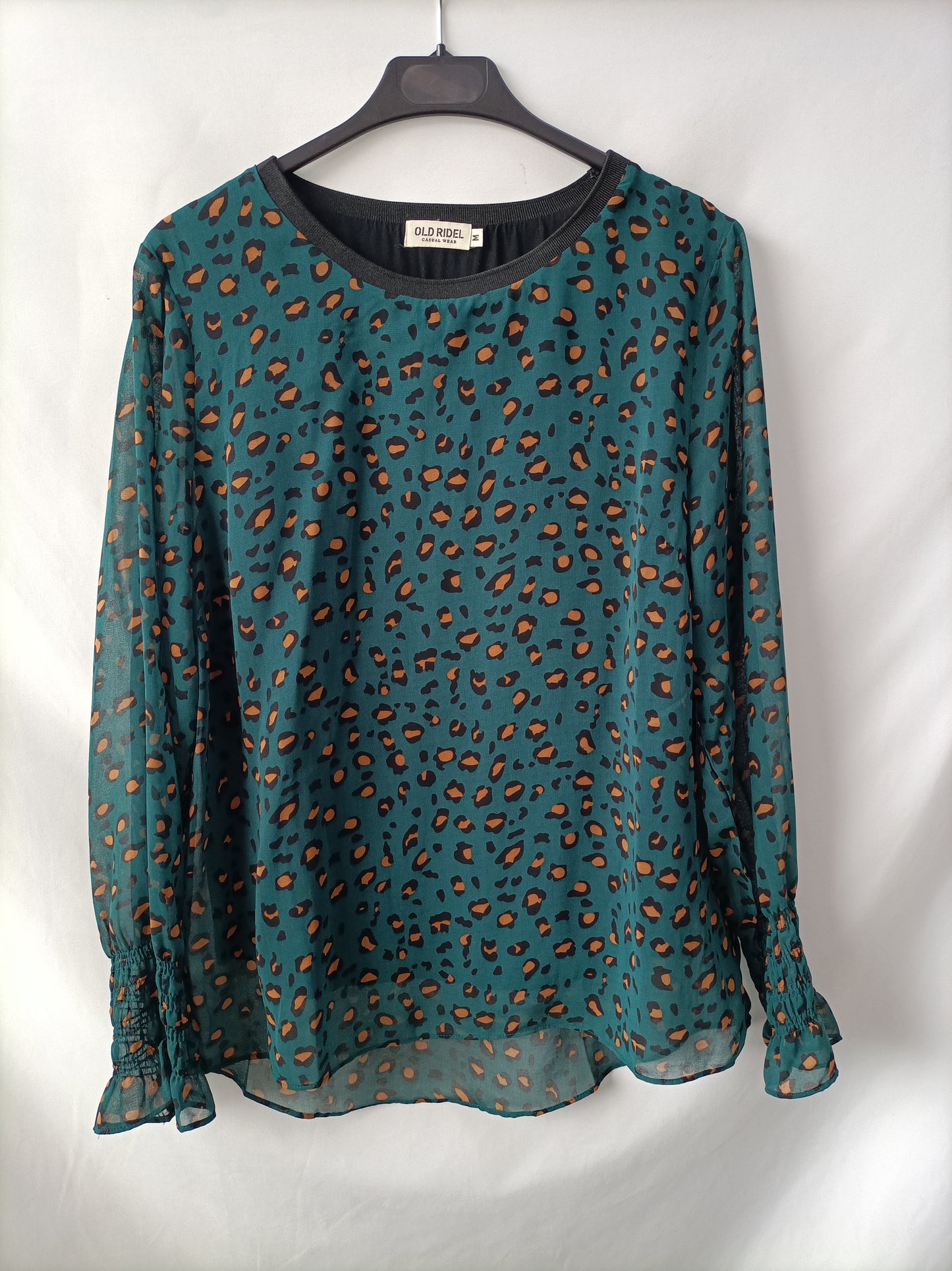 OLD RIDEL. Blusa animal print T.m