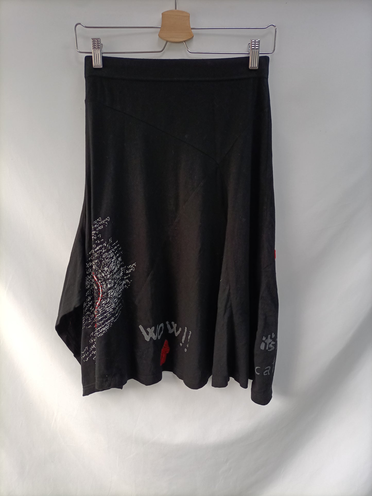 DESIGUAL. Stretch midi skirt S.xs