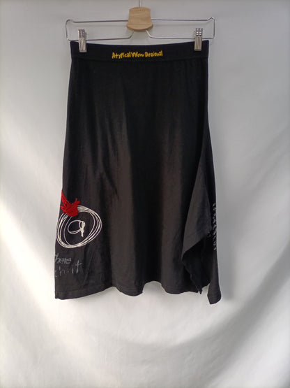 DESIGUAL. Stretch midi skirt S.xs