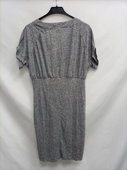 VILA. Vestido gris botoned T.xs