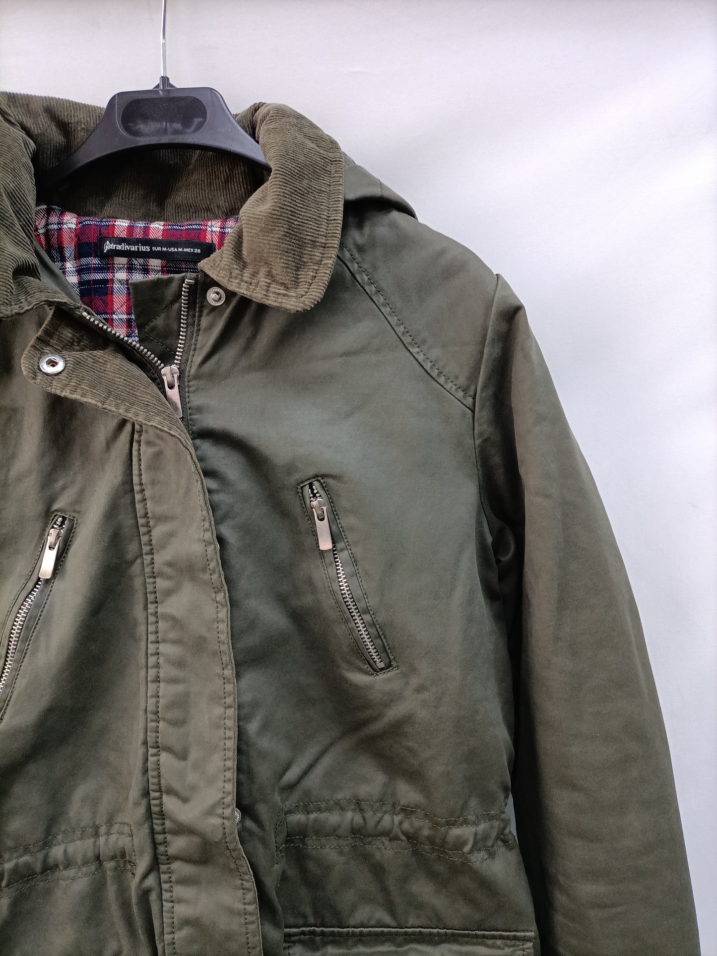 STRADIVARIUS. Trench estilo barbourT.m