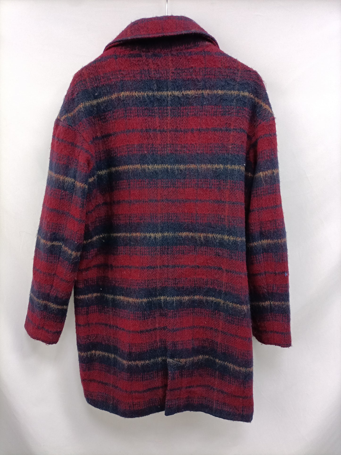 OTRAS. Abrigo paño cuadros T.u(s/m)