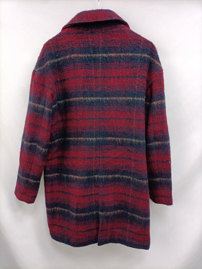 OTRAS. Abrigo paño cuadros T.u(s/m)