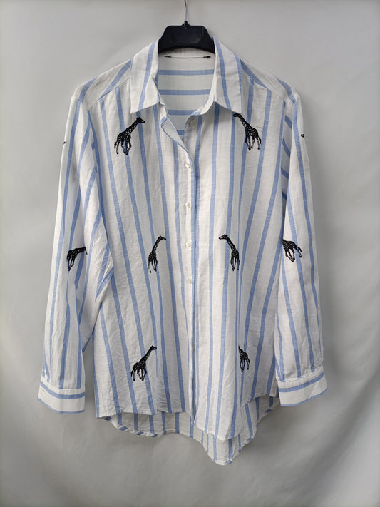 OTRAS. camisa rayas jirafas T.u(m)