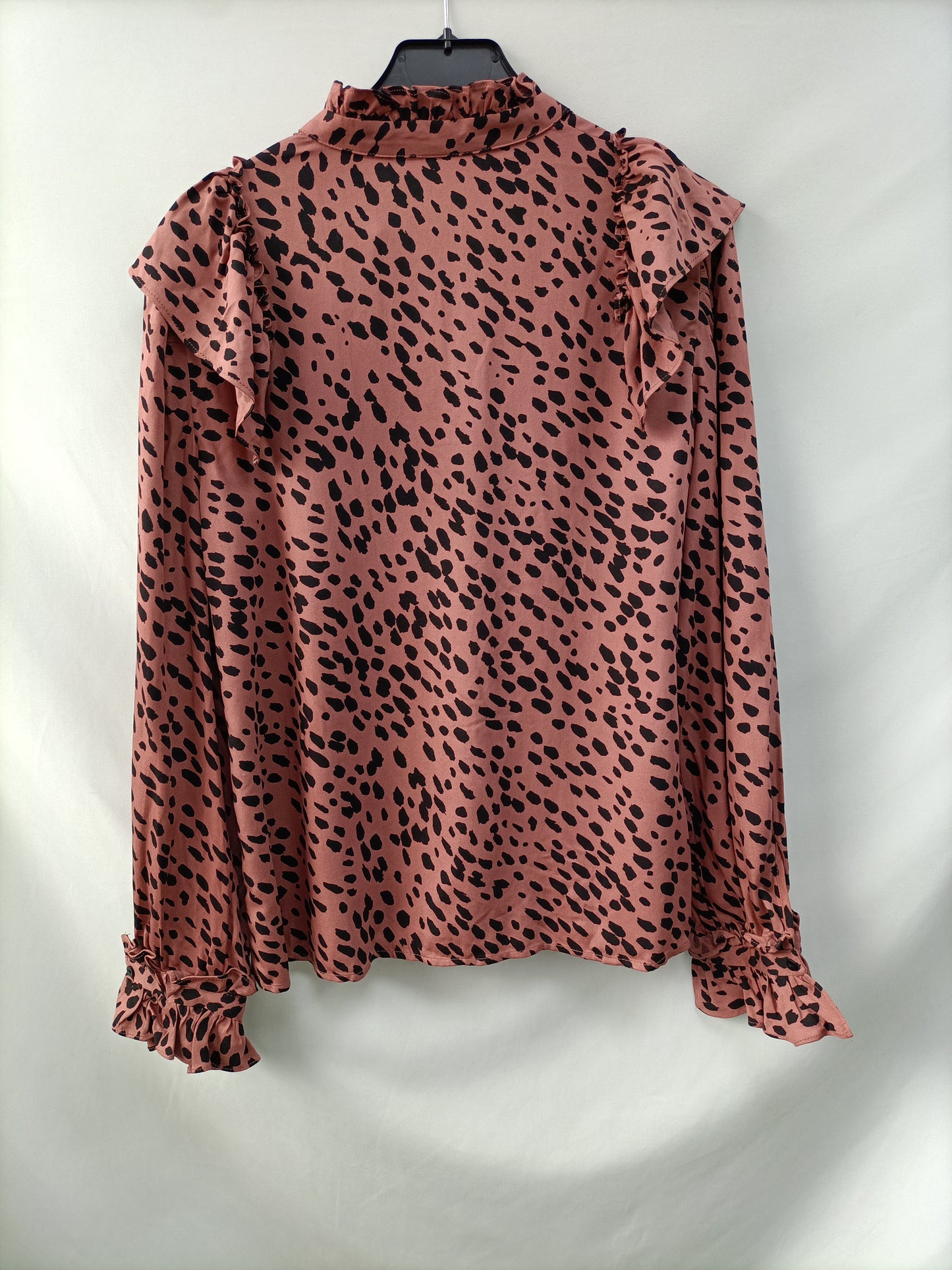 OTRAS. Blusa  rosa print T.u(s/m)