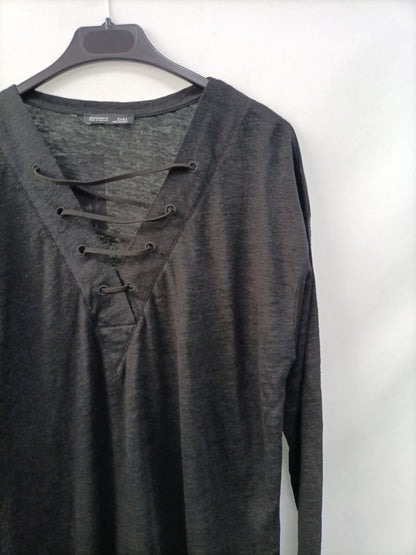 ZARA. Camiseta cuerdas T.m