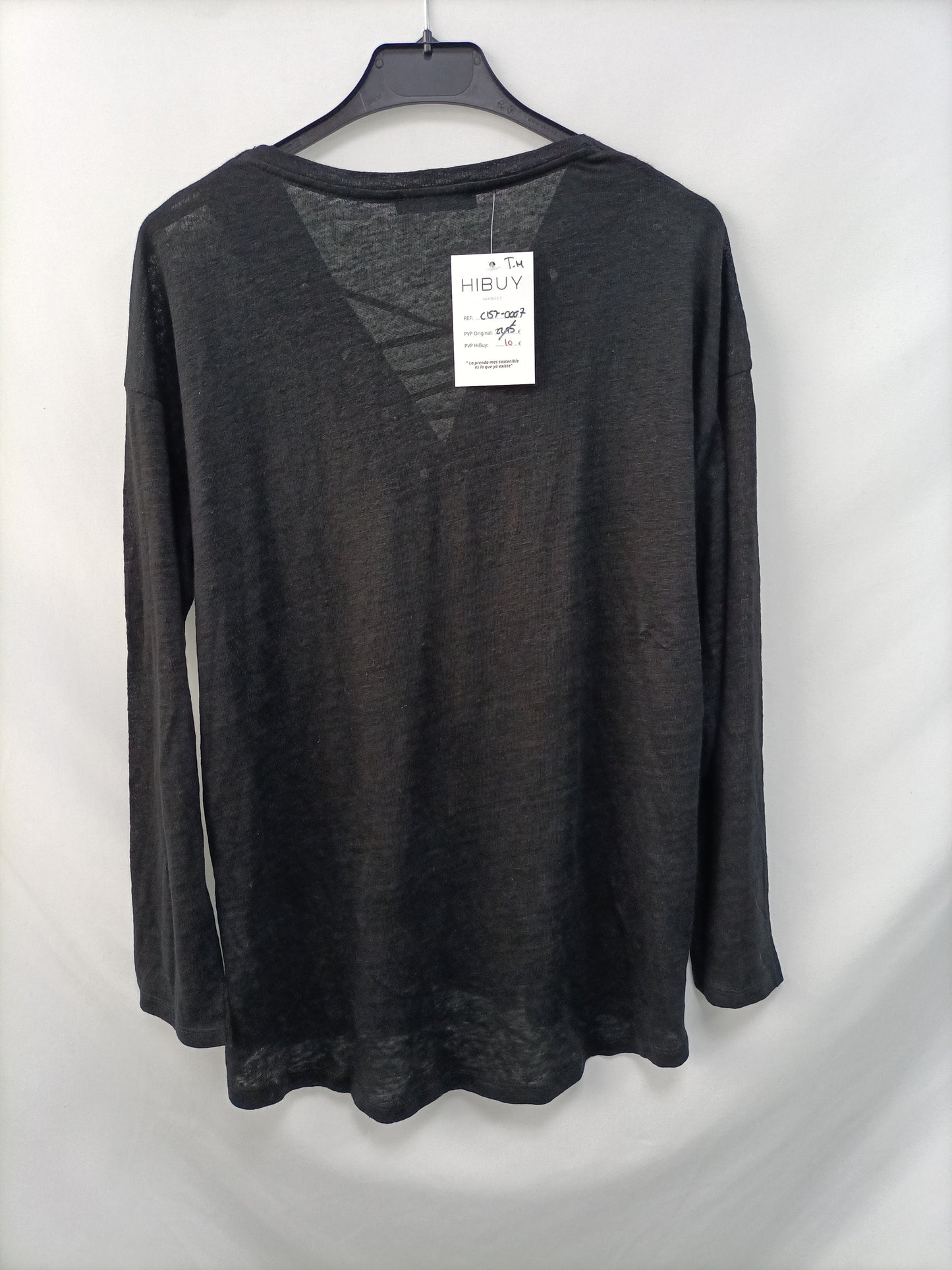 ZARA. Camiseta cuerdas T.m