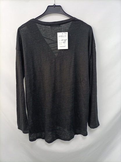 ZARA. Camiseta cuerdas T.m