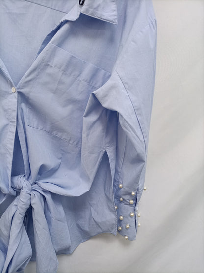 ZARA. Pearl shirt S. XS