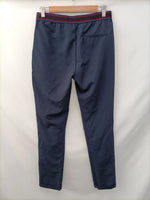 AMICHI. Pantalón chino azul raya cintura T.m