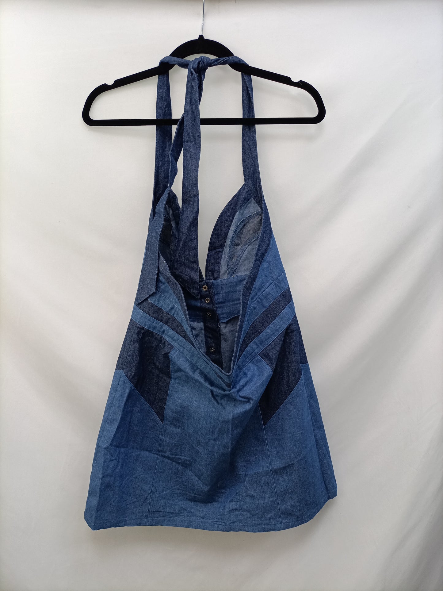 SKYLAR ROSE. Short denim dress with TL back