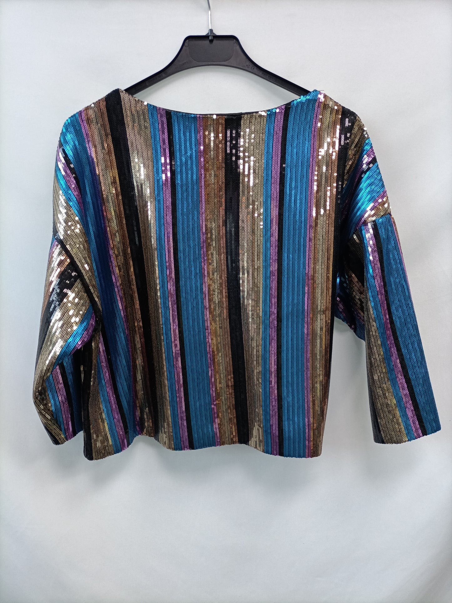 TITIAMI. Top rayas lentejuelas T.u(s/m)