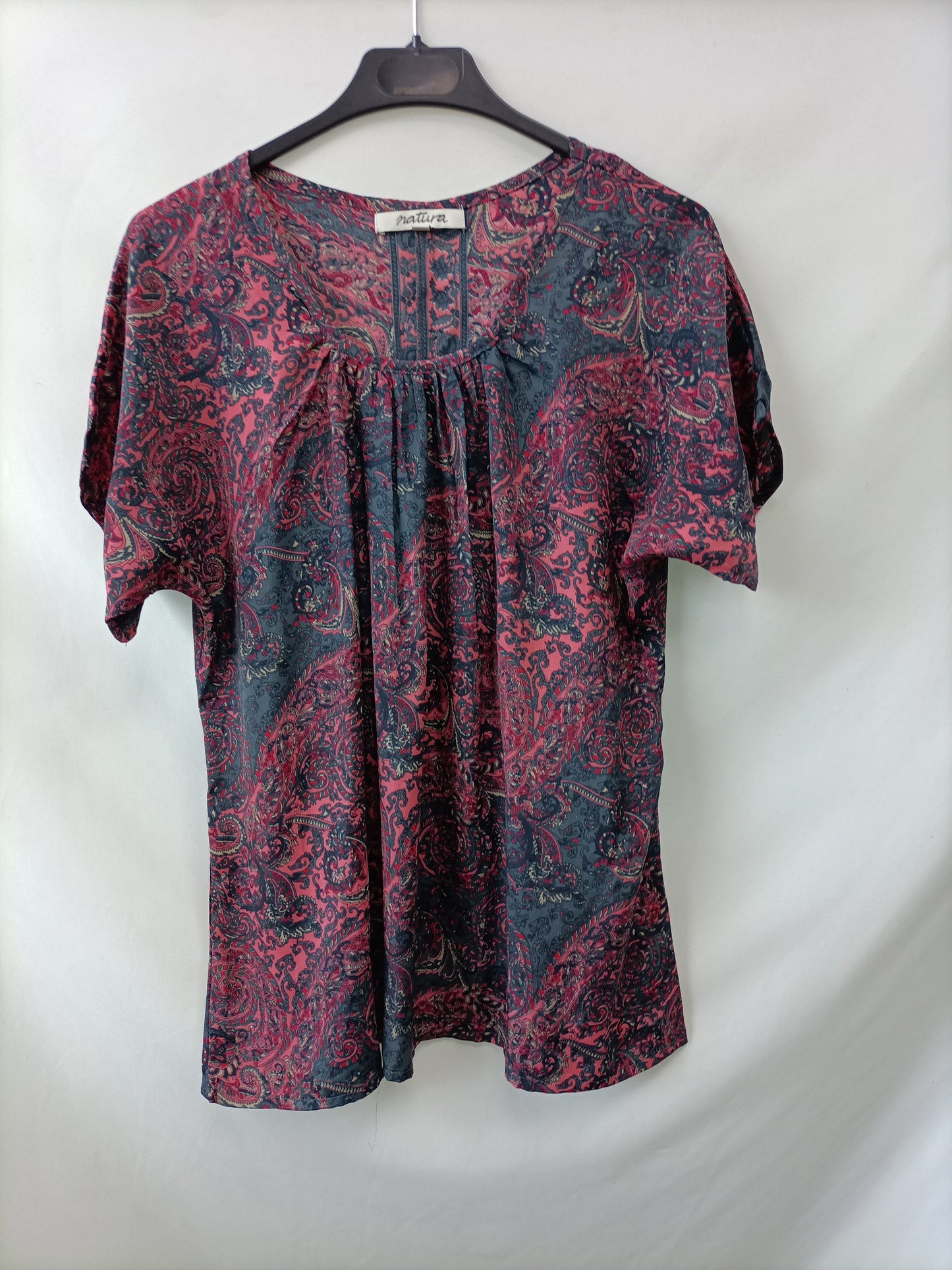 NATURA. Tl amoebas printed blouse