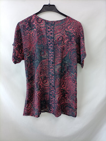 NATURA. Tl amoebas printed blouse