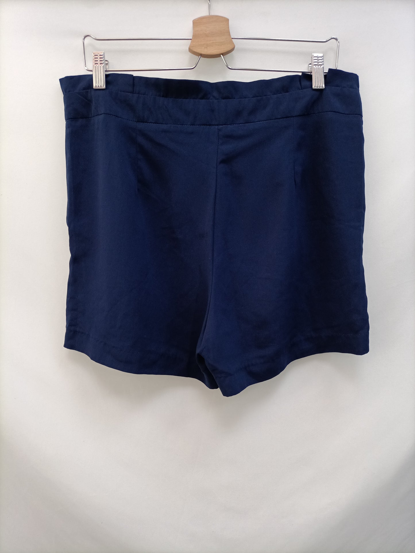 AMICHI. shorts fluido azul T.40