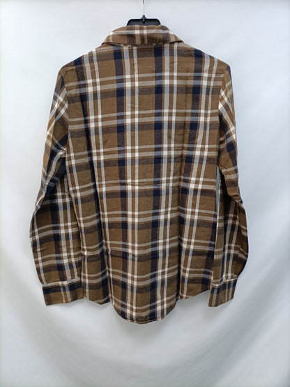 ZARA. Camisa cuadros T.xs