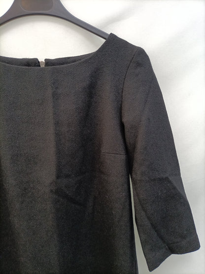 MANGO. Vestido negro básica T.xs