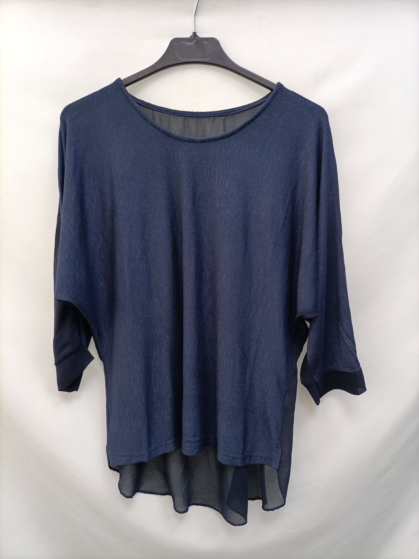 OTRAS. Camiseta azul texturas T.u(m)