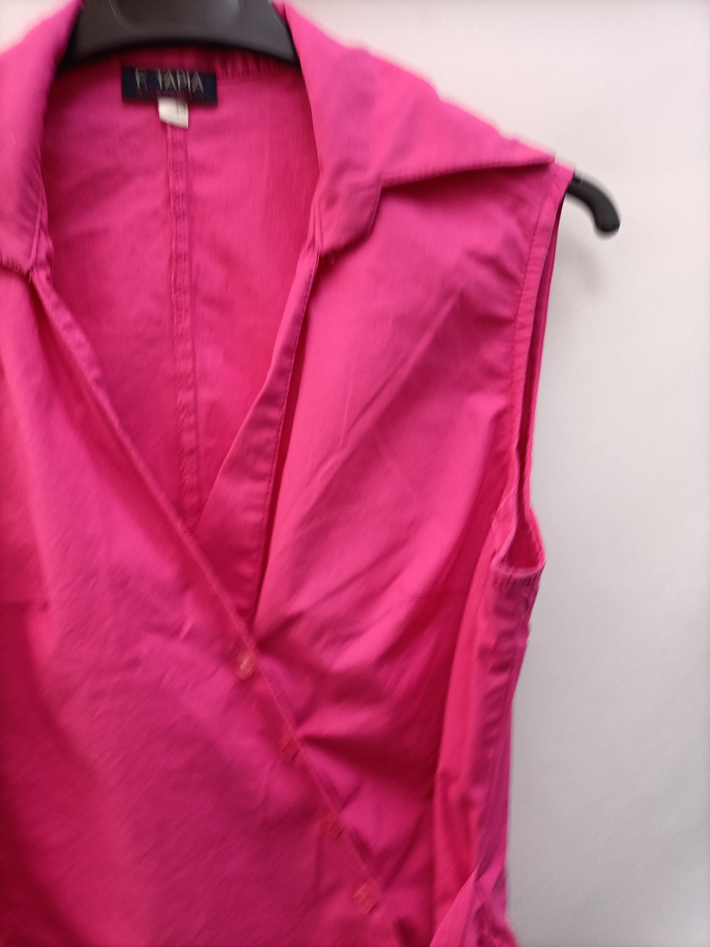 F.TAPIA. Camisa rosa cruzada T.S
