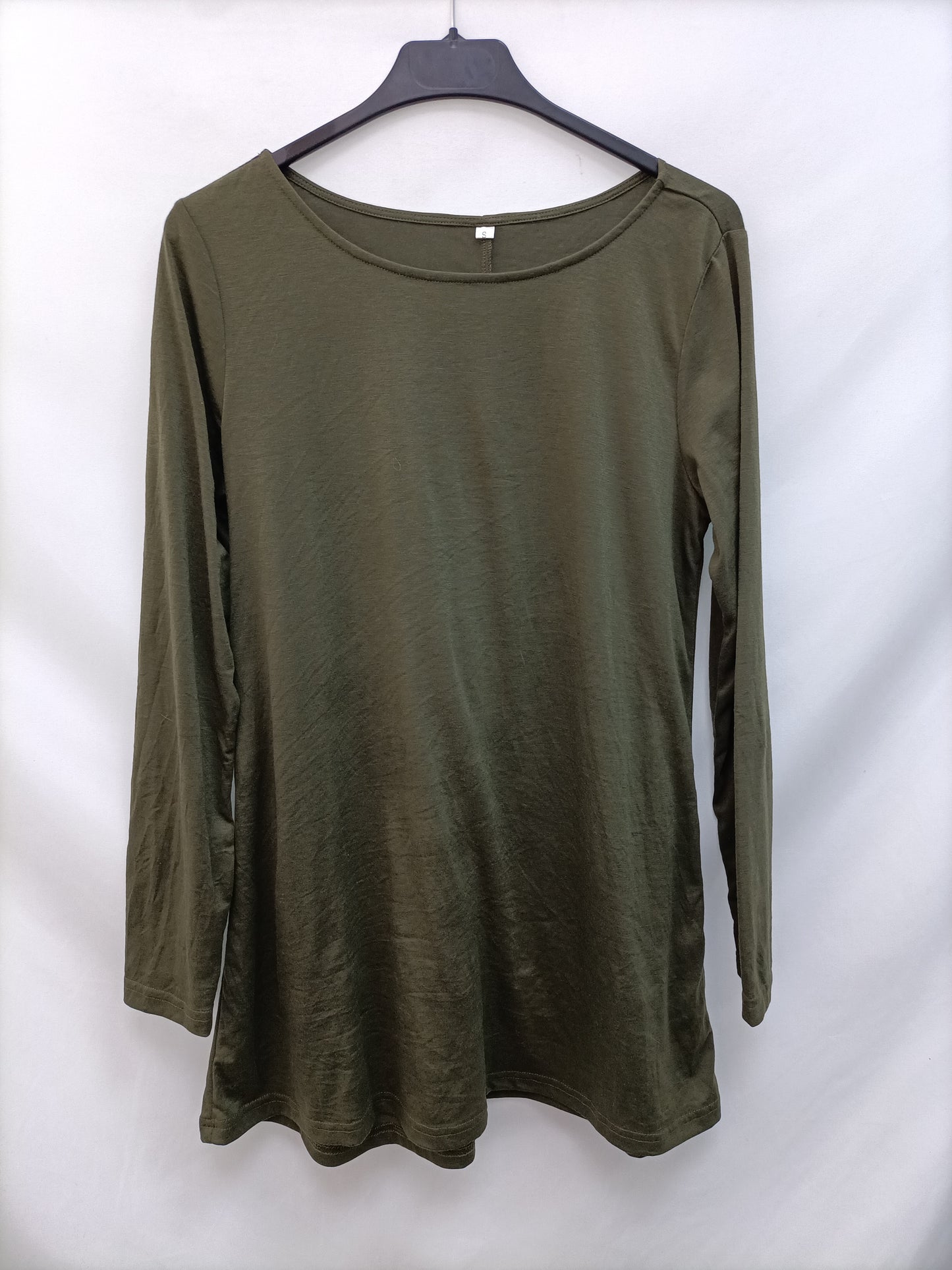 OTRAS. Vestido corto verde T.s