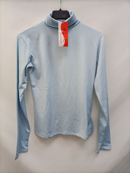 OTRAS. Top azul licra T.l/xl(s)