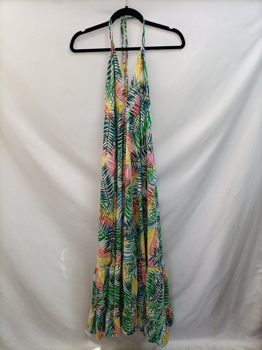 PAROLE QUEEN. Vestido largo hojas T.2(m)