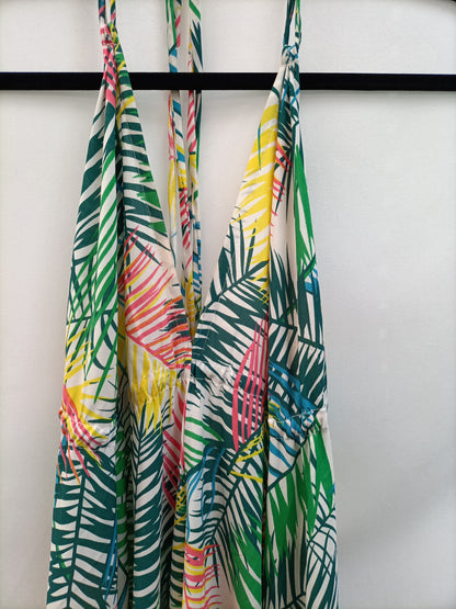 PAROLE QUEEN. Vestido largo hojas T.2(m)