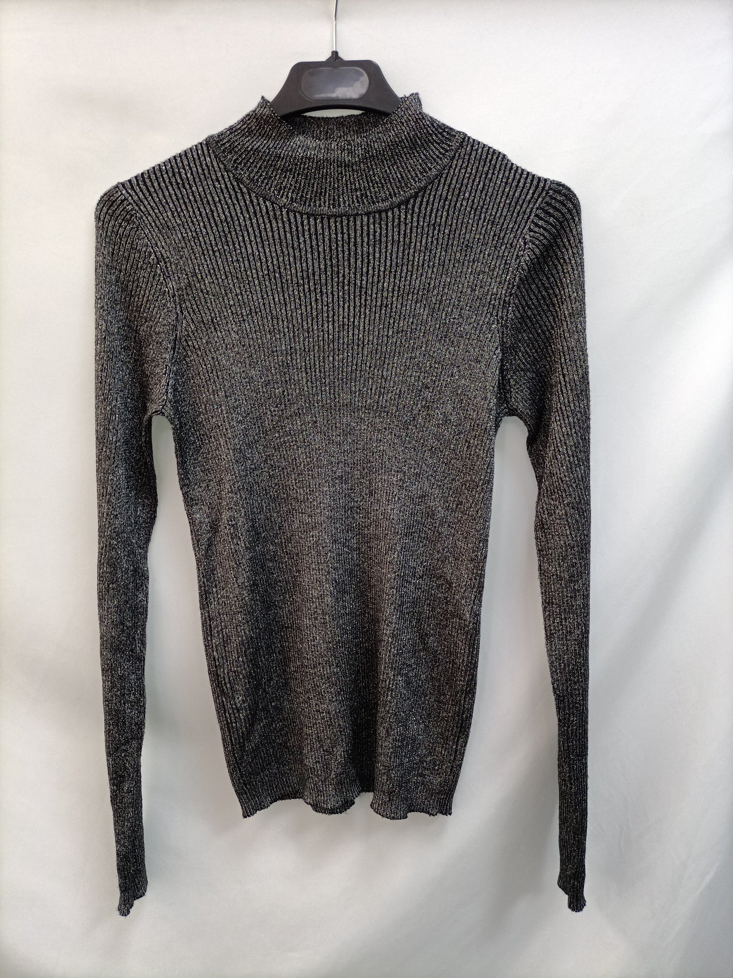 LEFTIES. Jersey negro hilos T.m