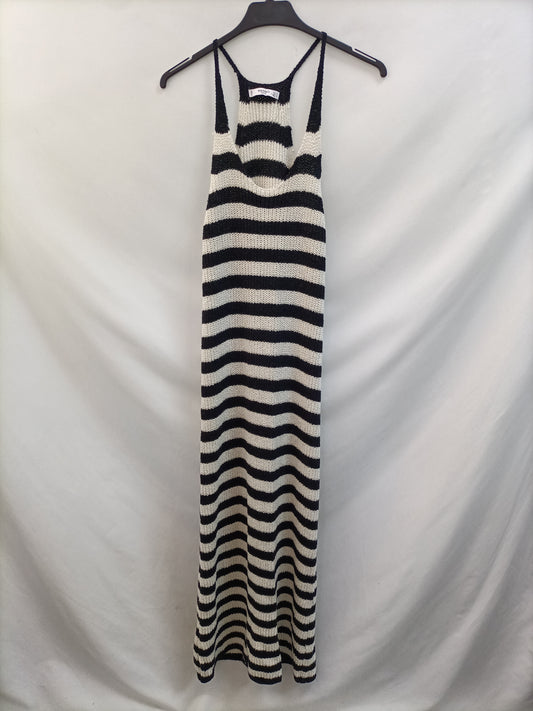 MANGO. Vestido largo punto T.s