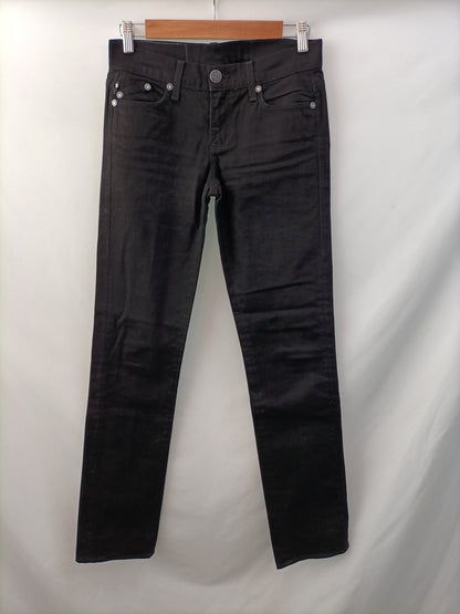 VICTORIA BECKHAM. Black denim trousers size 36