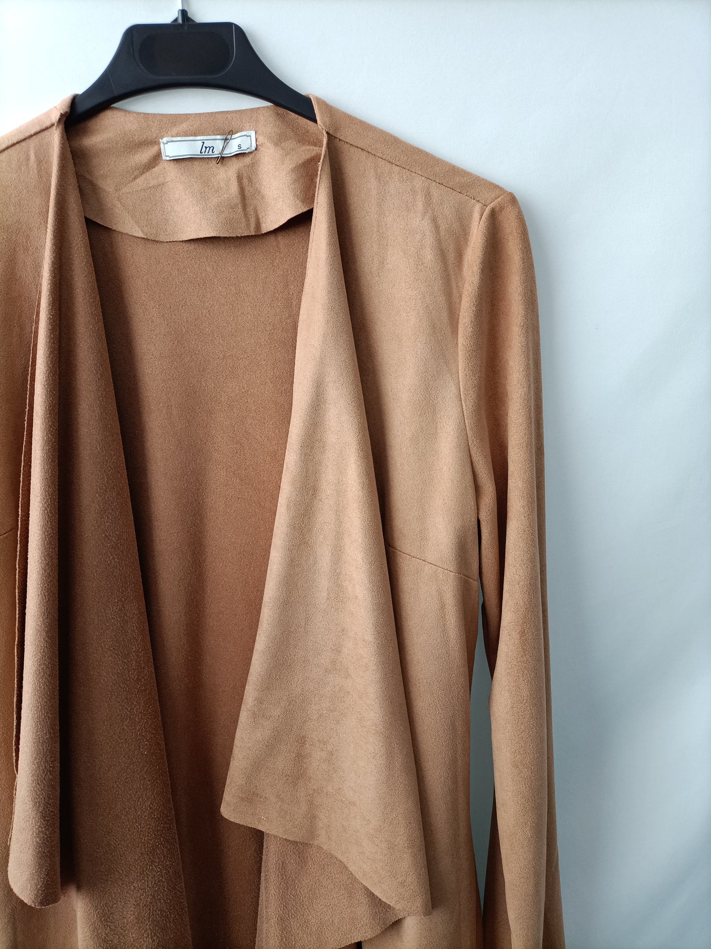 MarketLM. Chaqueta larga antelina T.s