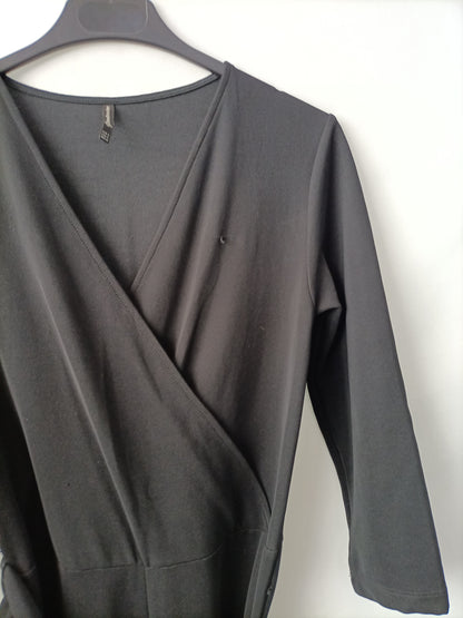 STRADIVARIUS. Black culotte jumpsuit Ts (tara)