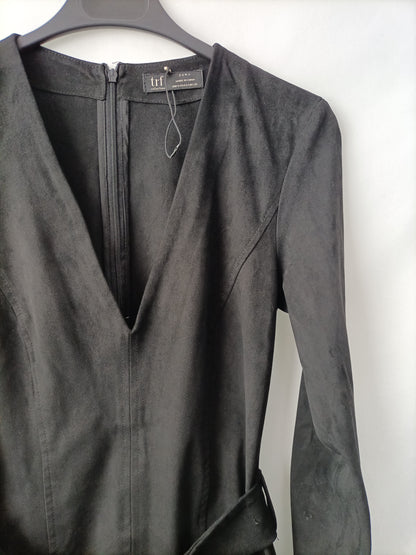 ZARA. Vestido antelina T.s