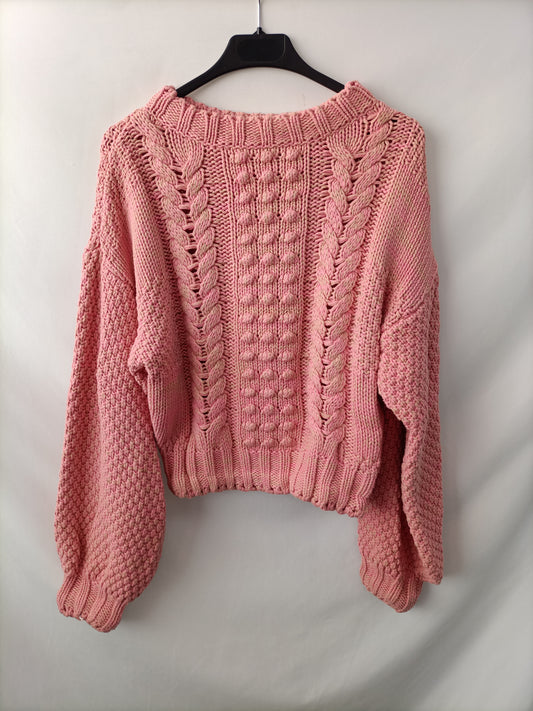 H&M. Jersey jaspeado ochos T.34