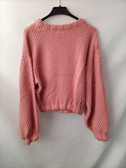 H&M. Jersey jaspeado ochos T.34