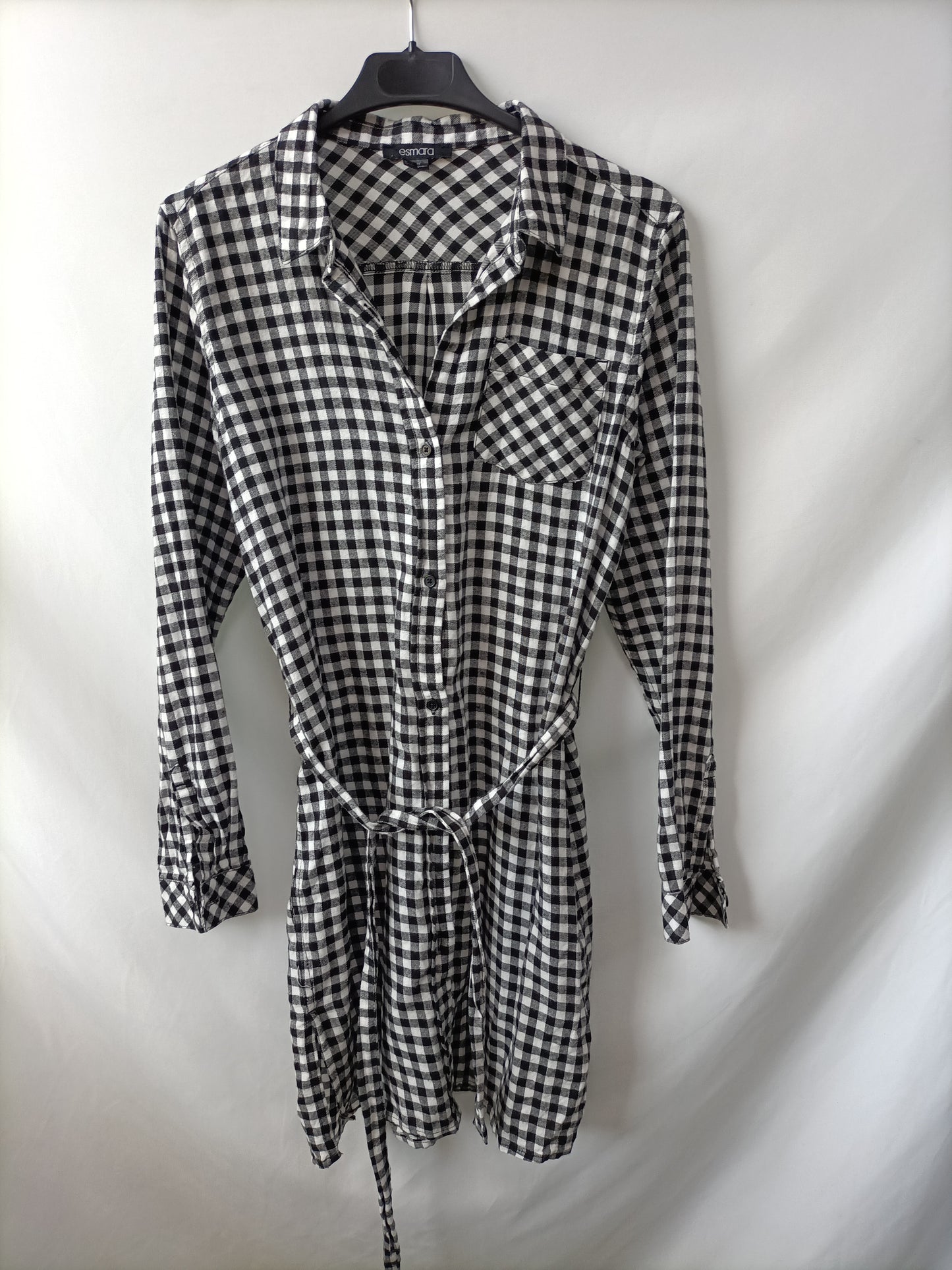 ESMARA. Checked shirt dress size 38