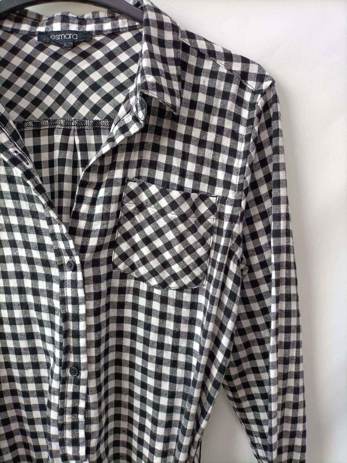 ESMARA. Checked shirt dress size 38