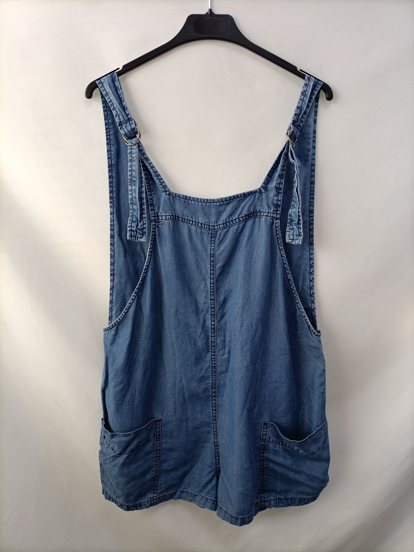 MANGO.  Peto fluido denim T.s