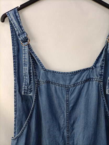 MANGO.  Peto fluido denim T.s