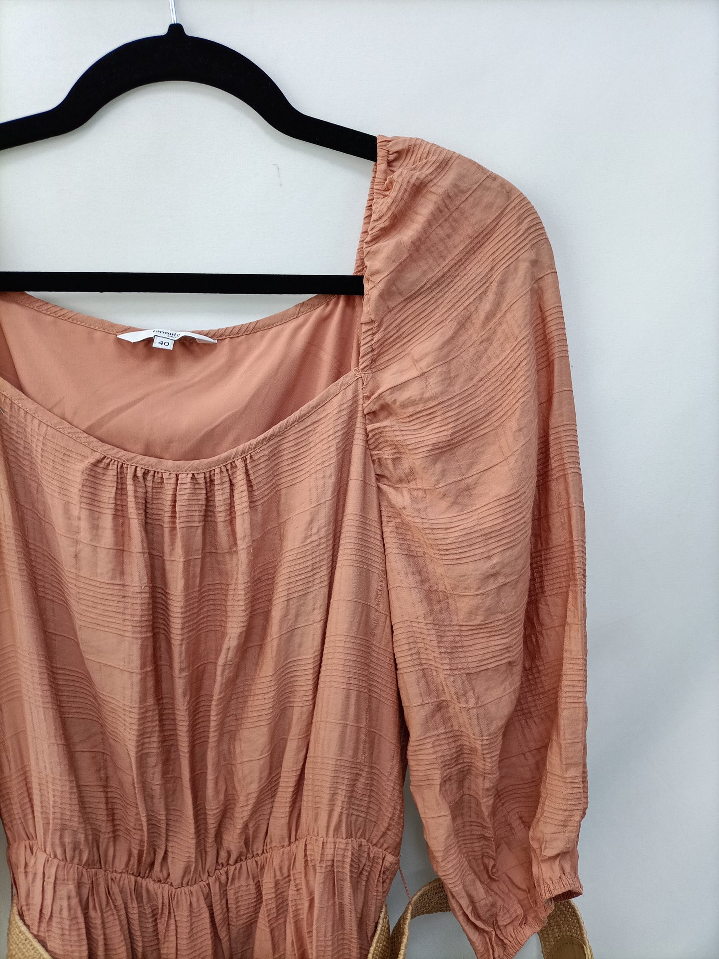 FORMULA YOUNG. Orange midi dress, size 40