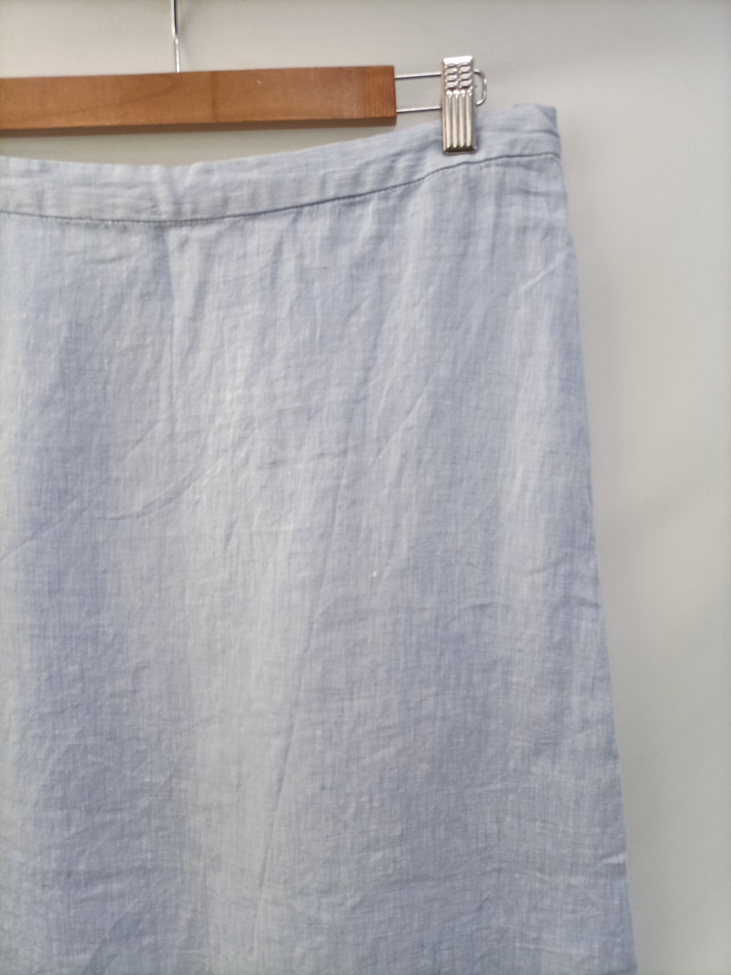NATURA. Linen midi skirt TL