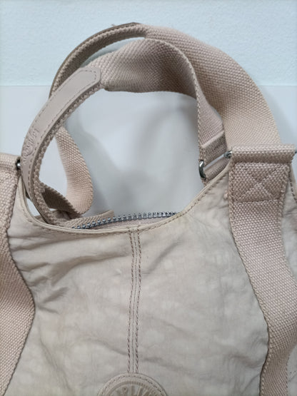 KIPLING.Bolso lona beige TM. (TARA)