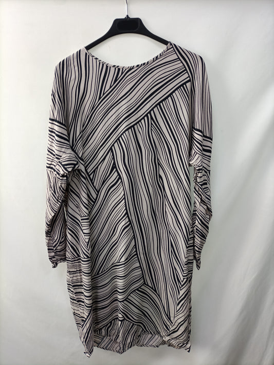 MANGO. Striped dress Tl
