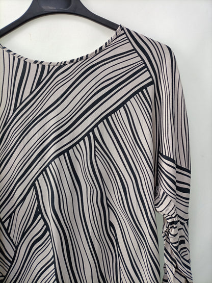 MANGO. Striped dress Tl