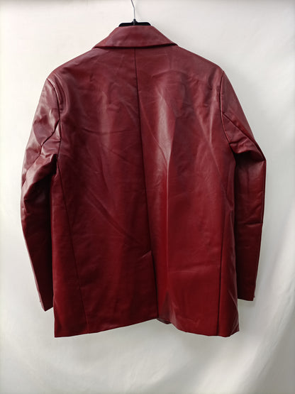 PRINCESS POLLY. Blazer efecto piel T.xs/s