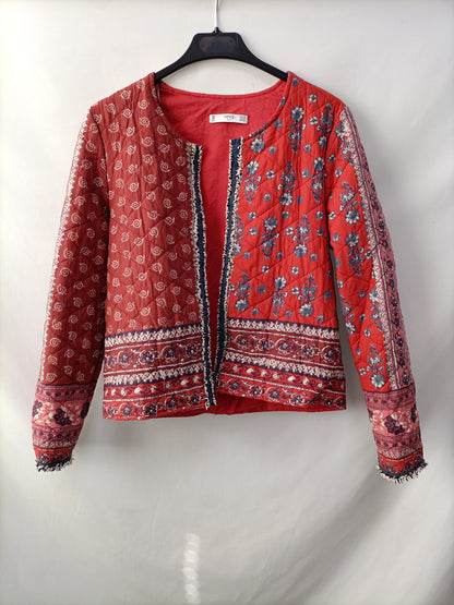 MANGO. Chaqueta multiestampado T.m