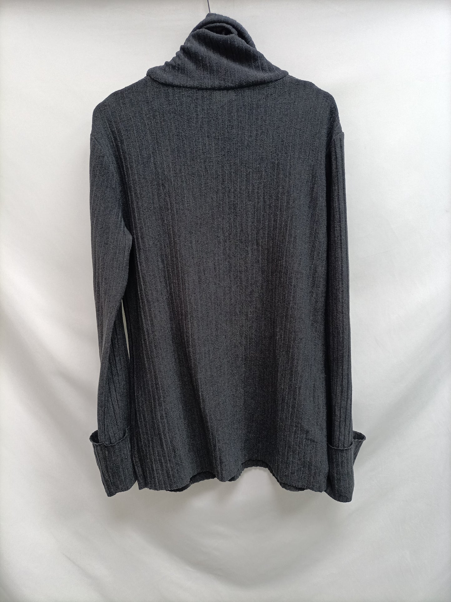 ZARA. Vestido/Jersey canalé T.m